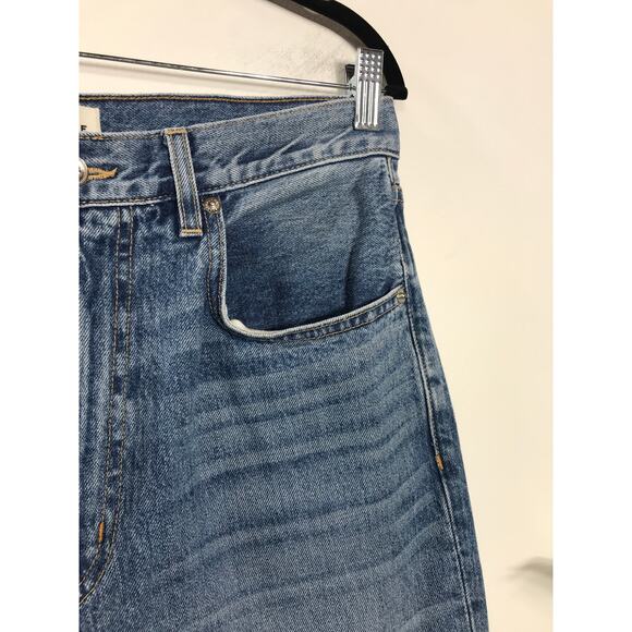 SLVRLAKE Jeans Women's Blue Road To Nowhere Dakota Medium Wash Straight Leg 30 - Picture 5 of 12